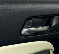 Image of Honda City 5th Gen Chrome Inner Door Handles Chrome Inner Door Handles